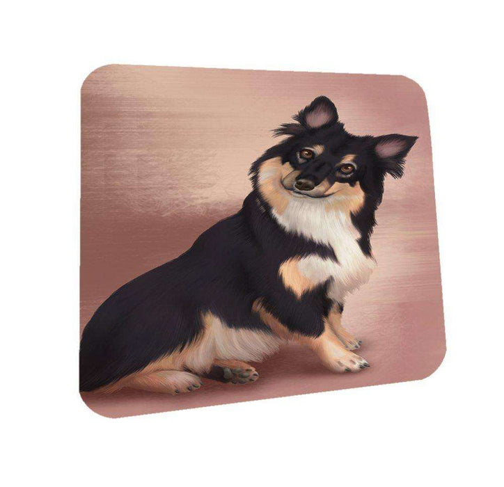 Australian Shepherd Black Dog Coasters Set of 4