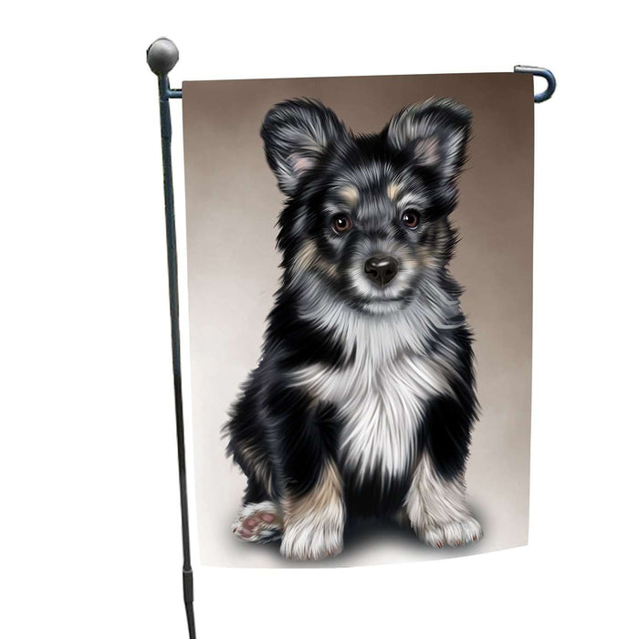 Australian Shepherd Black Puppy Dog Garden Flag