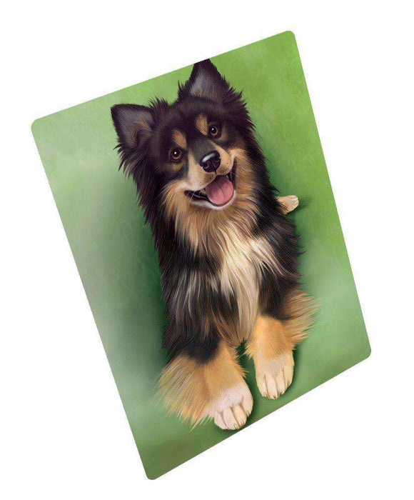 Australian Shepherd Black Tri Dog Art Portrait Print Woven Throw Sherpa Plush Fleece Blanket