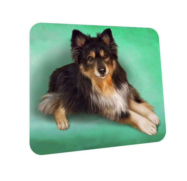 Australian Shepherd Black Tri Dog Coasters Set of 4