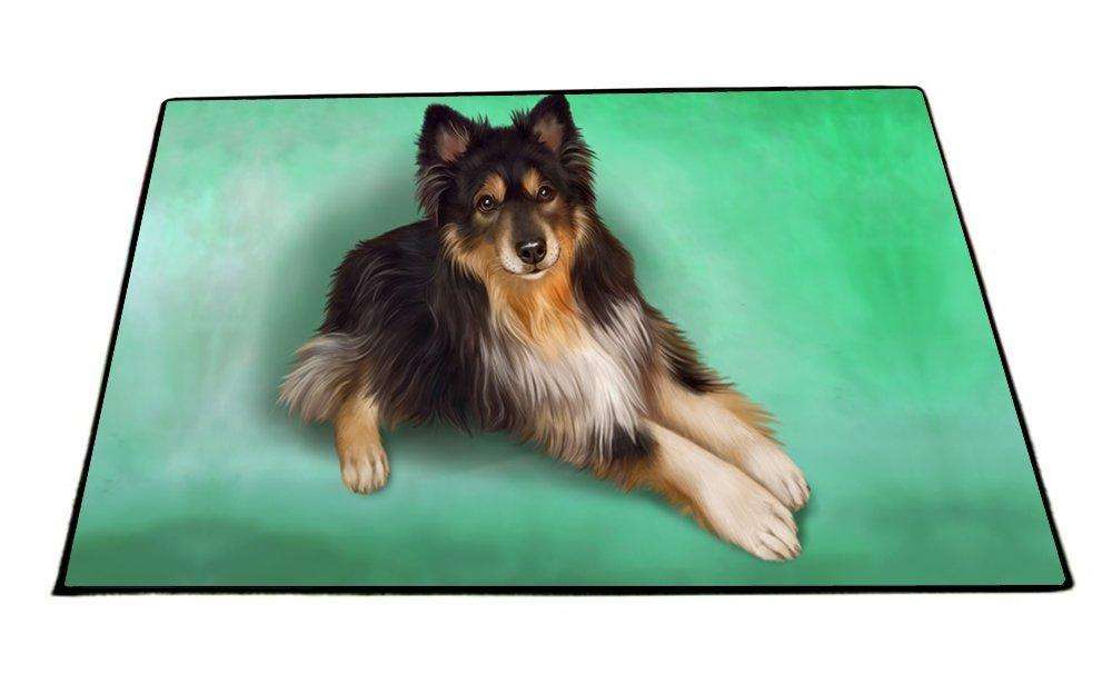 Australian Shepherd Black Tri Dog Indoor/Outdoor Floormat