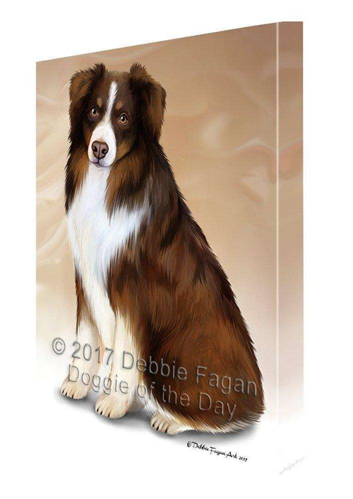 Australian Shepherd Dog Canvas Wall Art