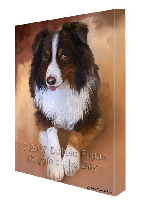 Australian Shepherd Dog Canvas Wall Art