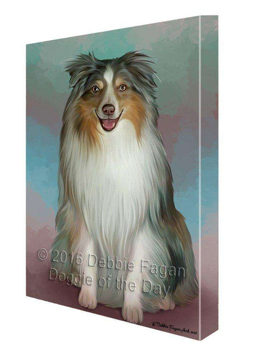 Australian Shepherd Dog Canvas Wall Art