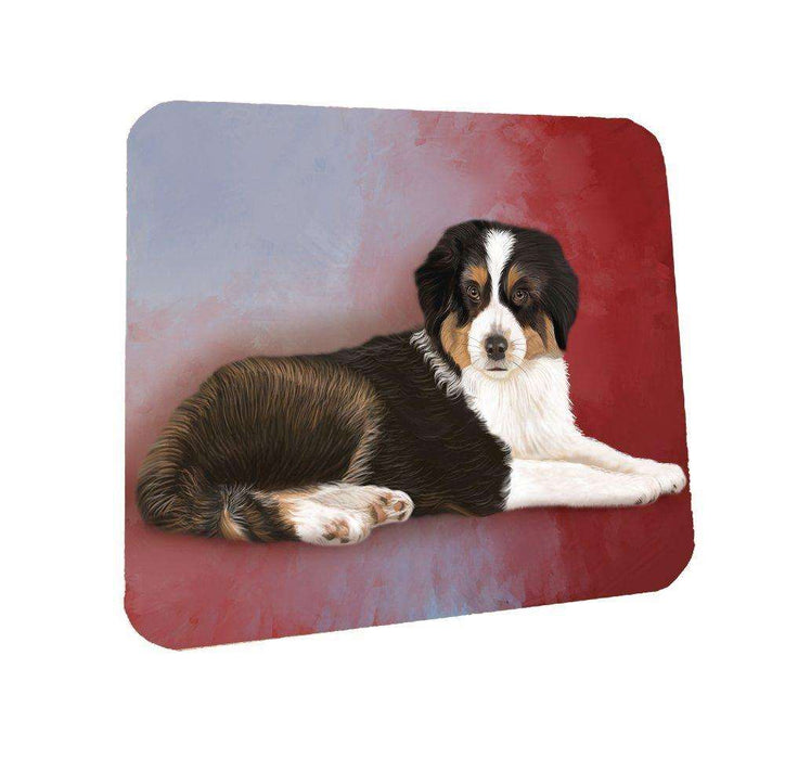 Australian Shepherd Dog Coasters Set of 4