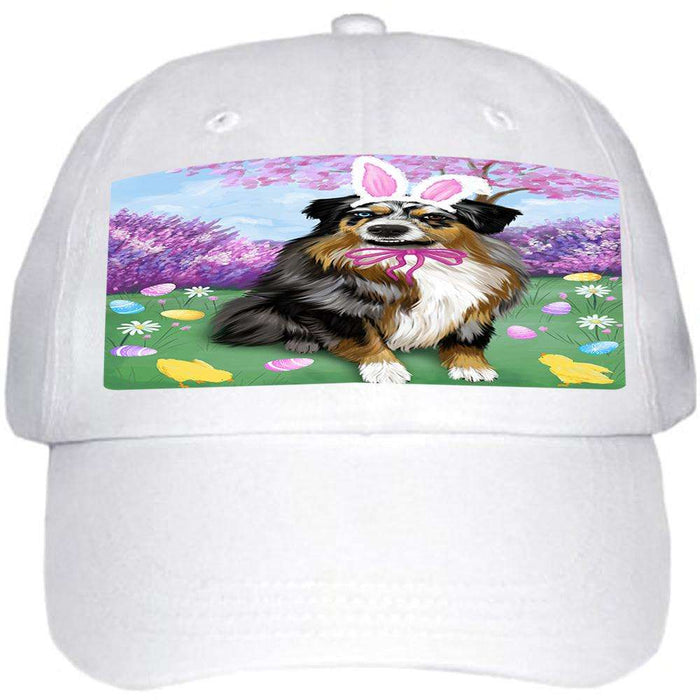 Australian Shepherd Dog Easter Holiday Ball Hat Cap HAT50841