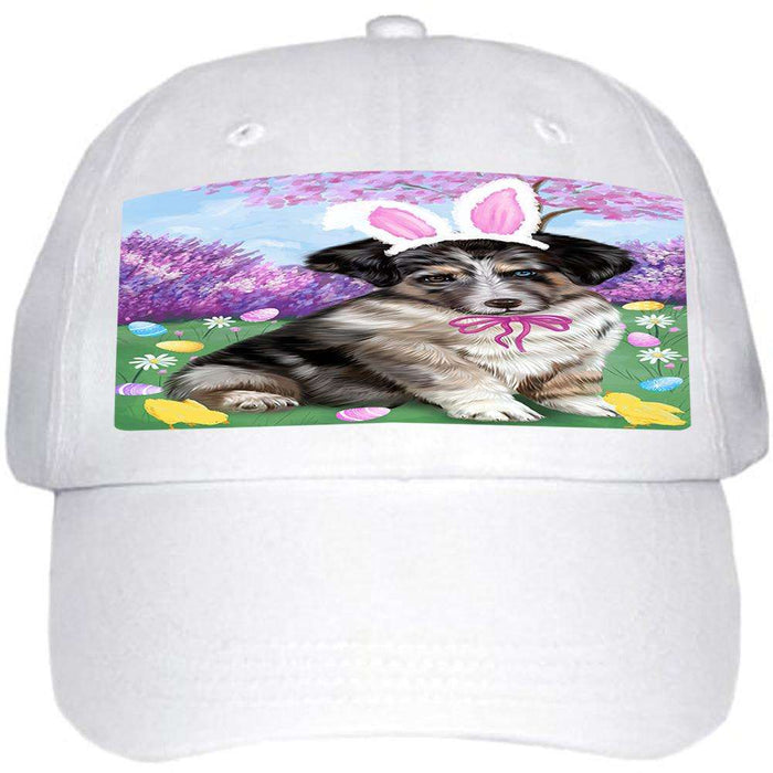 Australian Shepherd Dog Easter Holiday Ball Hat Cap HAT50844