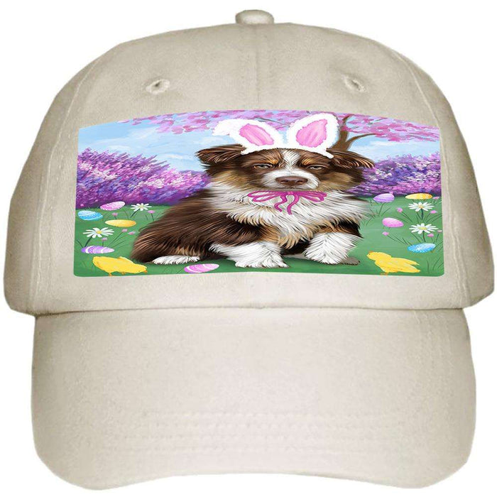 Australian Shepherd Dog Easter Holiday Ball Hat Cap HAT50853