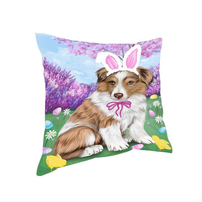 Australian Shepherd Dog Easter Holiday Pillow PIL52008