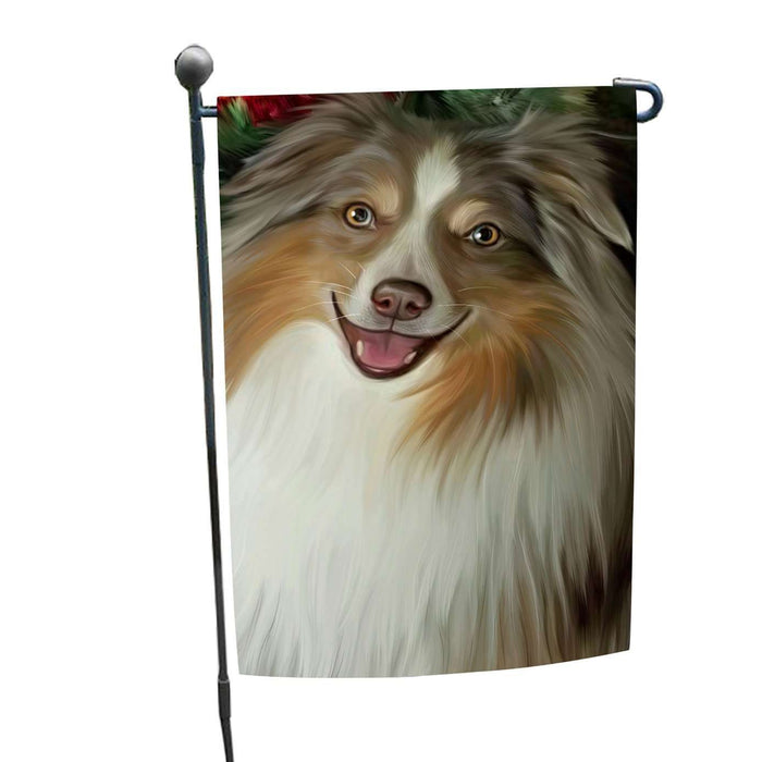 Australian Shepherd Dog Garden Flag