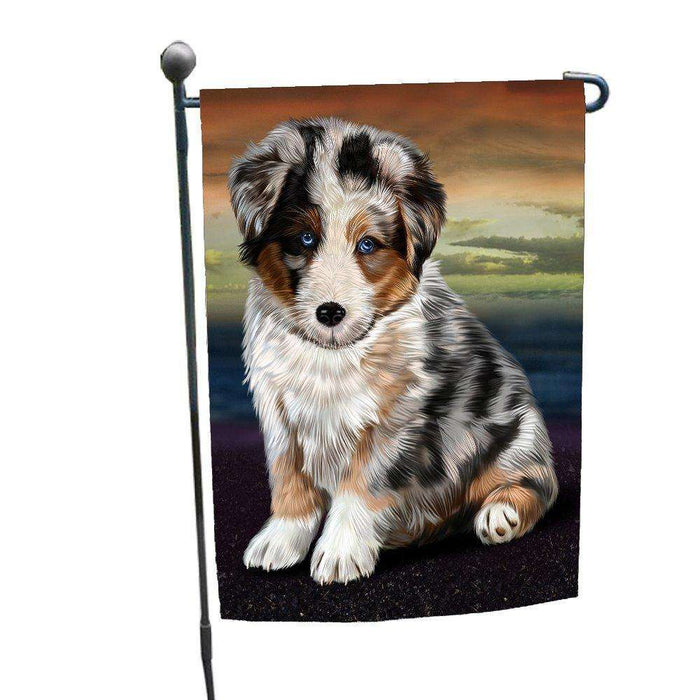 Australian Shepherd Dog Garden Flag