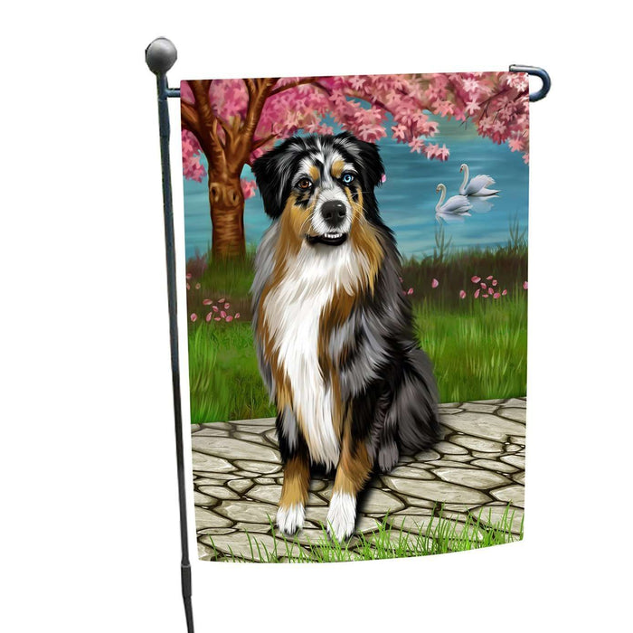 Australian Shepherd Dog Garden Flag