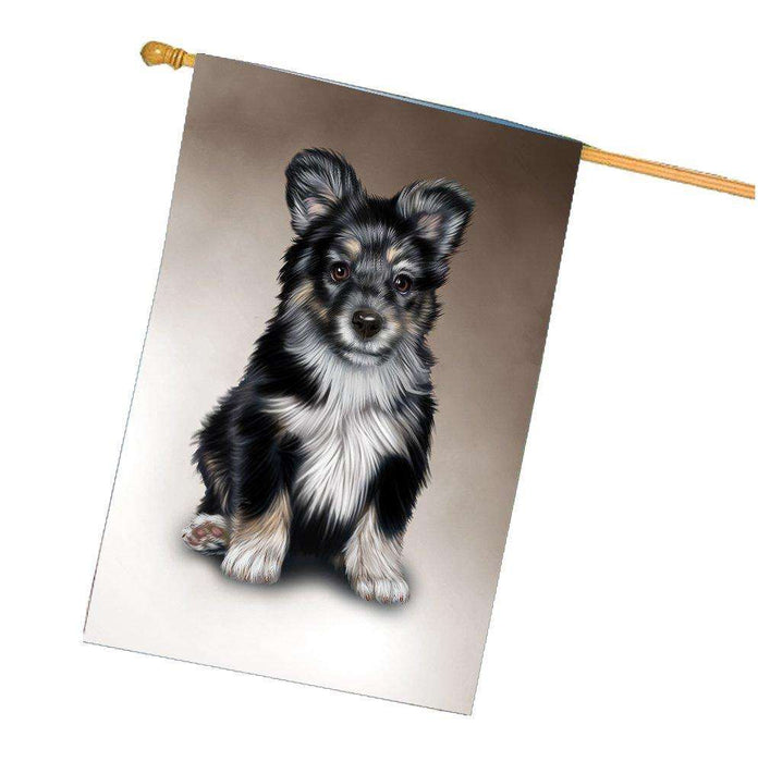 Australian Shepherd Dog House Flag