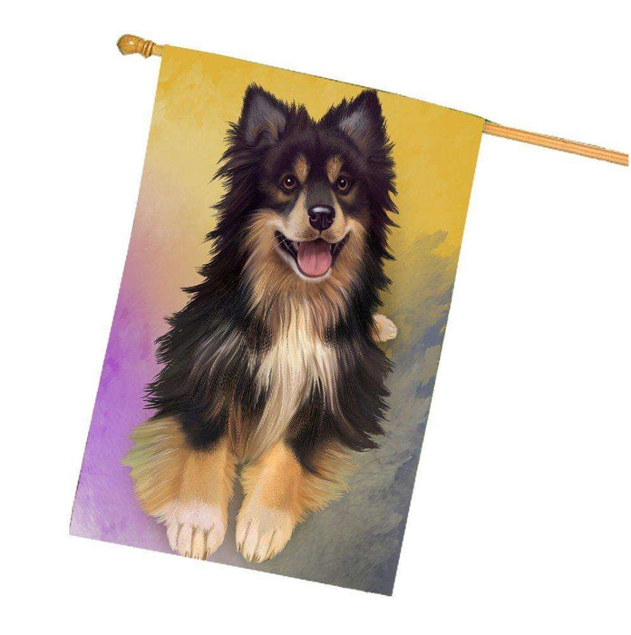 Australian Shepherd Dog House Flag