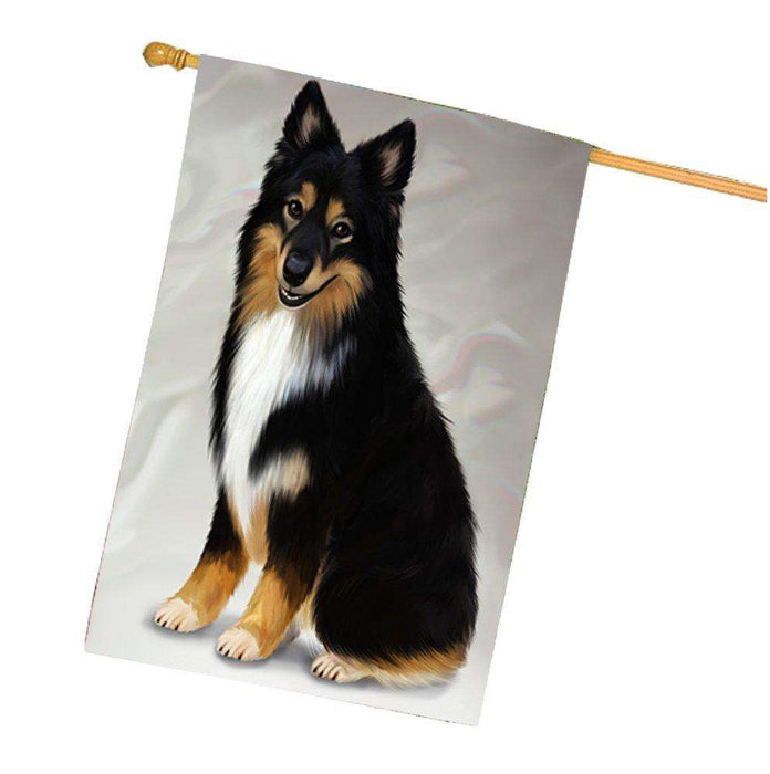 Australian Shepherd Dog House Flag