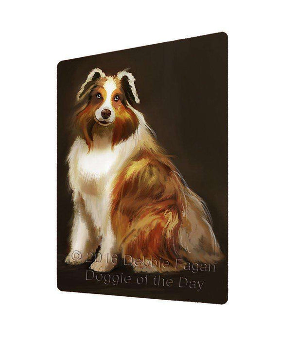 Australian Shepherd Dog Large Refrigerator / Dishwasher Magnet