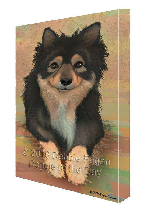 Australian Shepherd Dog Painting Printed on Canvas Wall Art