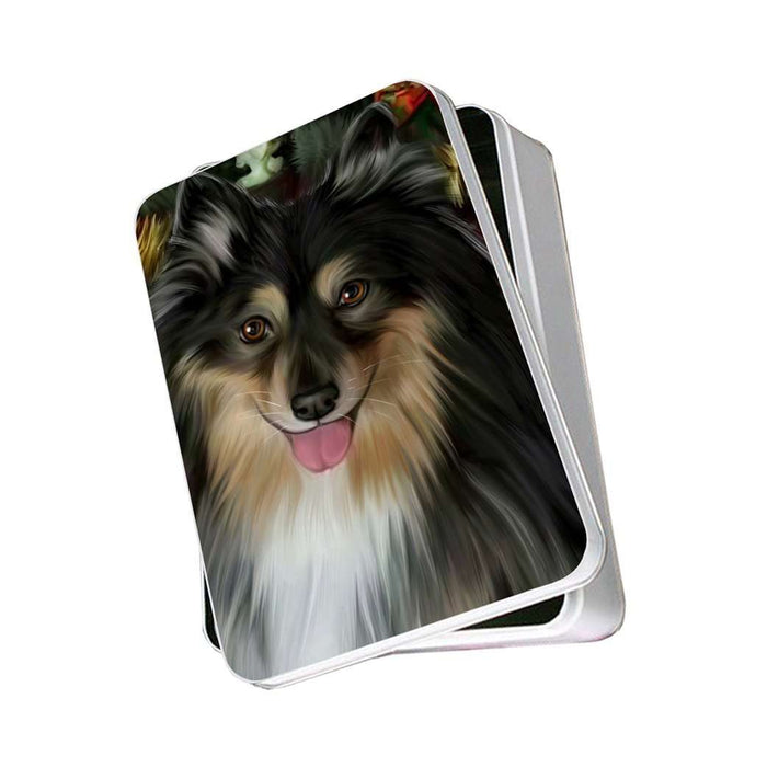 Australian Shepherd Dog Photo Storage Tin