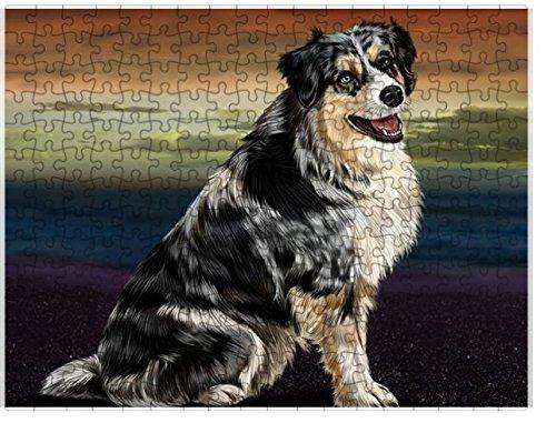 Australian Shepherd Dog Puzzle  D158