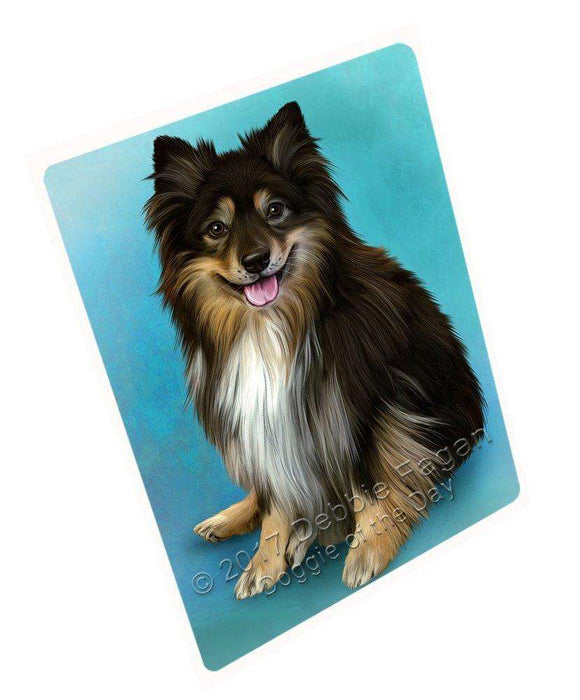 Australian Shepherd Dog Tempered Cutting Board C49257