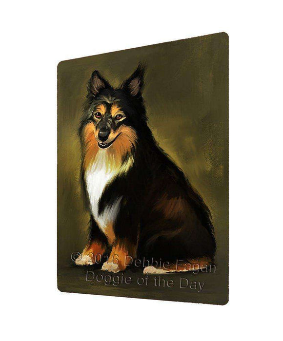 Australian Shepherd Dog Tempered Cutting Board (Small)