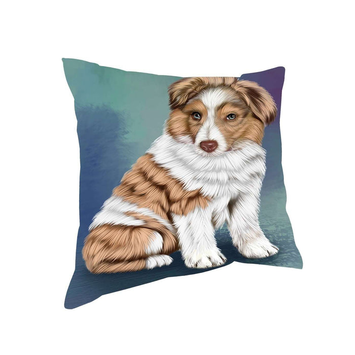 Australian Shepherd Dog Throw Pillow