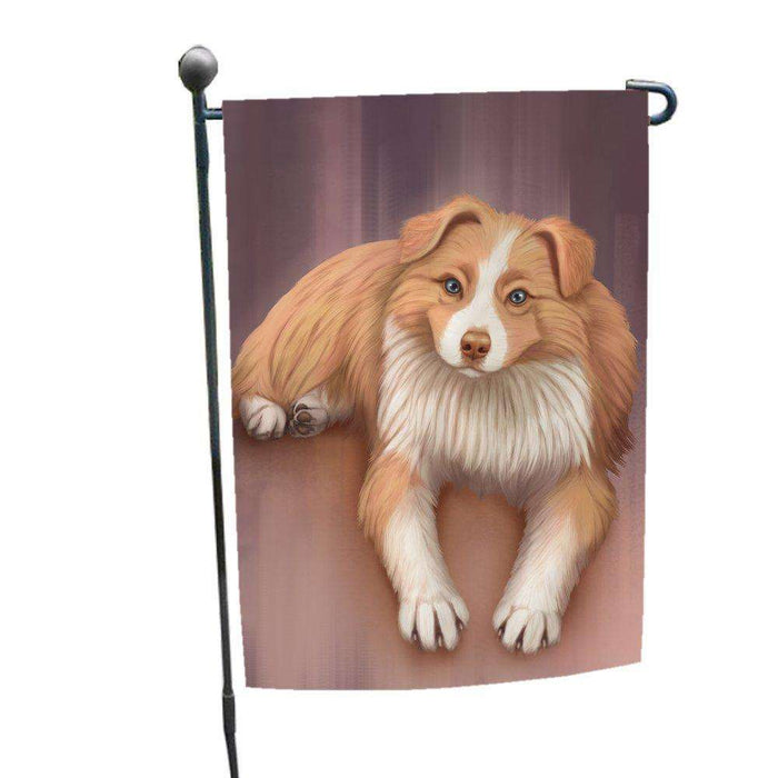 Australian Shepherd Red Merle Dog Garden Flag