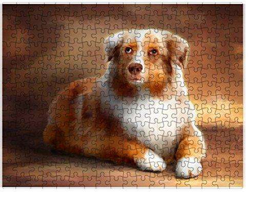 Australian Shepherd Red Merle Dog Puzzle