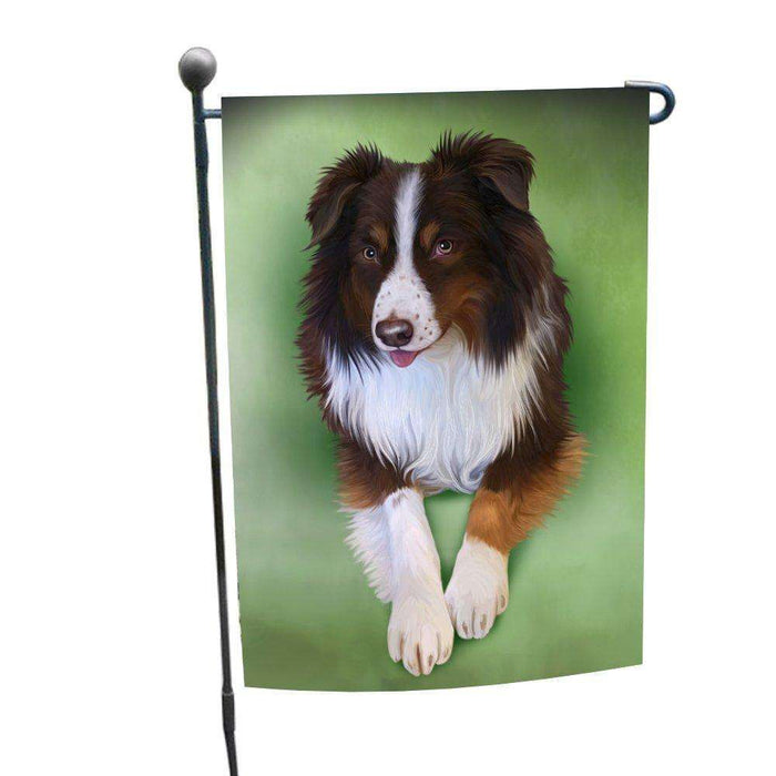 Australian Shepherd Red Tri Dog Garden Flag