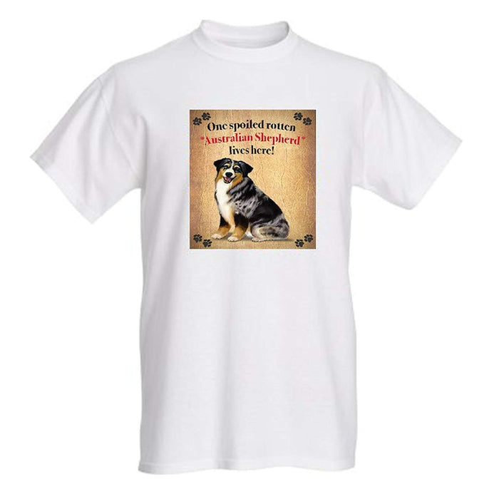 Australian Shepherd Spoiled Rotten Dog T-Shirt