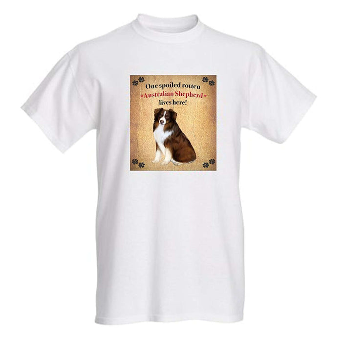 Australian Shepherd Spoiled Rotten Dog T-Shirt