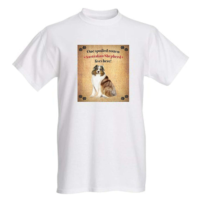 Australian Shepherd Spoiled Rotten Dog T-Shirt