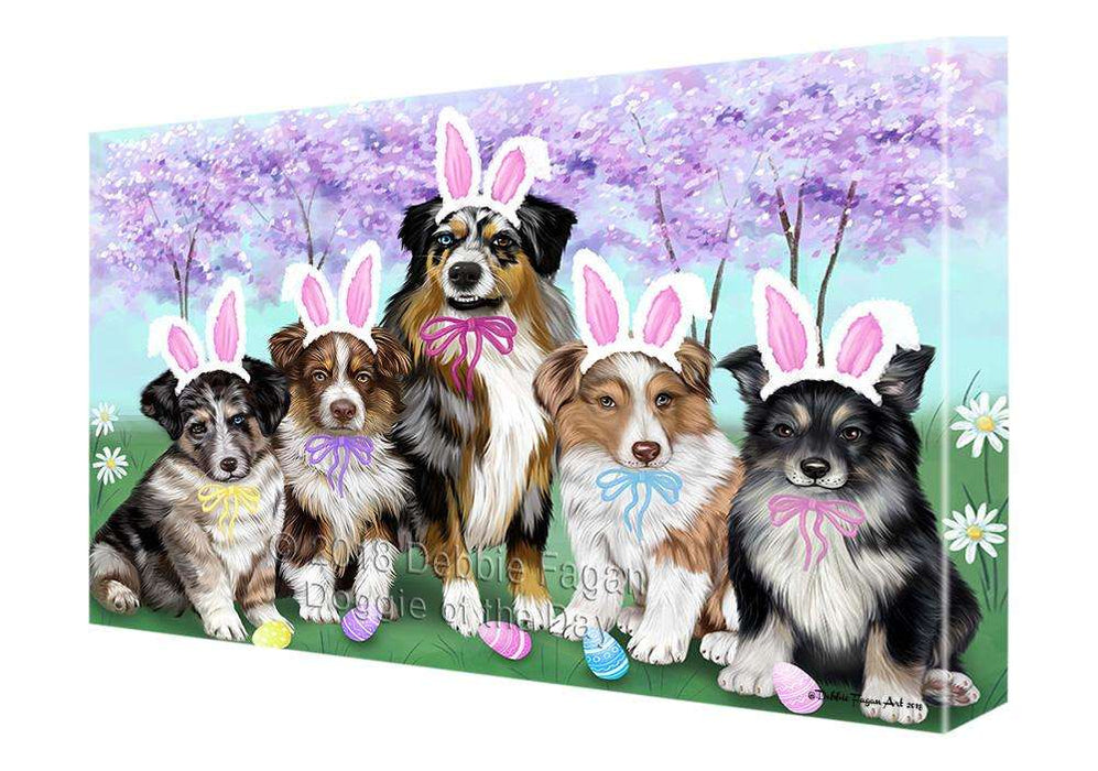 Australian Shepherds Dog Easter Holiday Canvas Print Wall Art Décor CVS105938