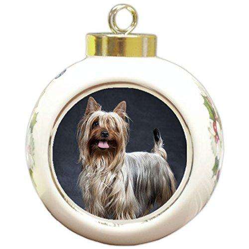 Australian Silky Terrier Christmas Holiday Ornament