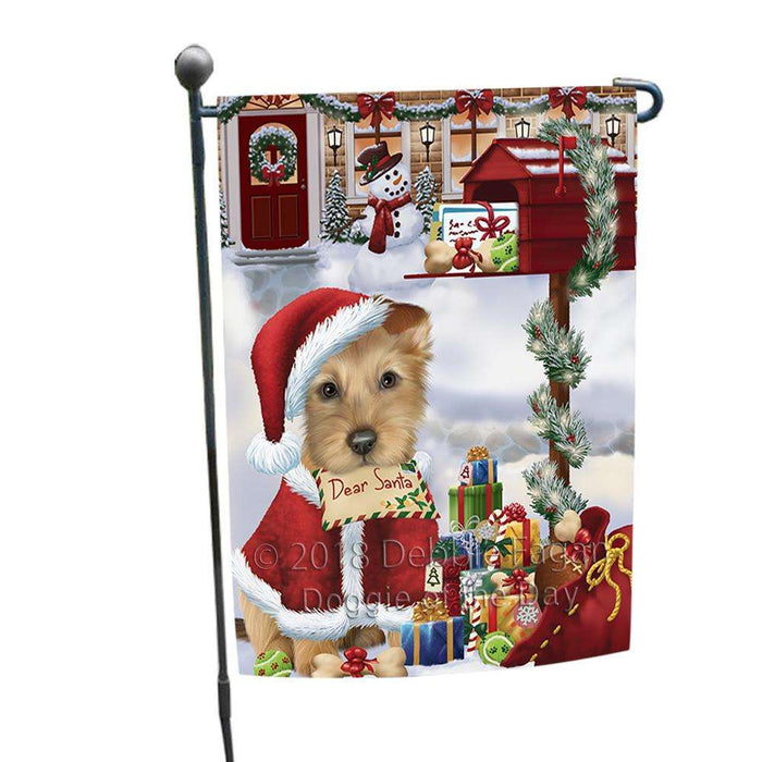 Australian Terrier Dog Dear Santa Letter Christmas Holiday Mailbox Garden Flag GFLG53582