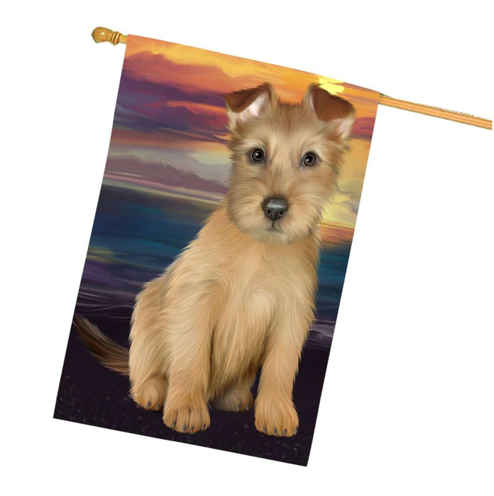 Australian Terrier Dog House Flag FLG48489