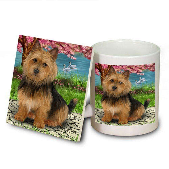 Australian Terrier Dog Mug and Coaster Set MUC48472