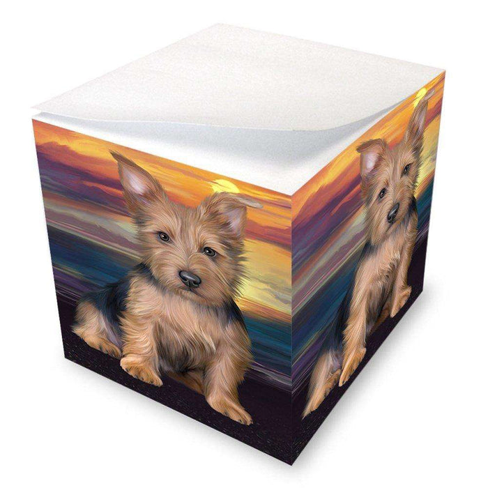 Australian Terrier Dog Note Cube NOC48478
