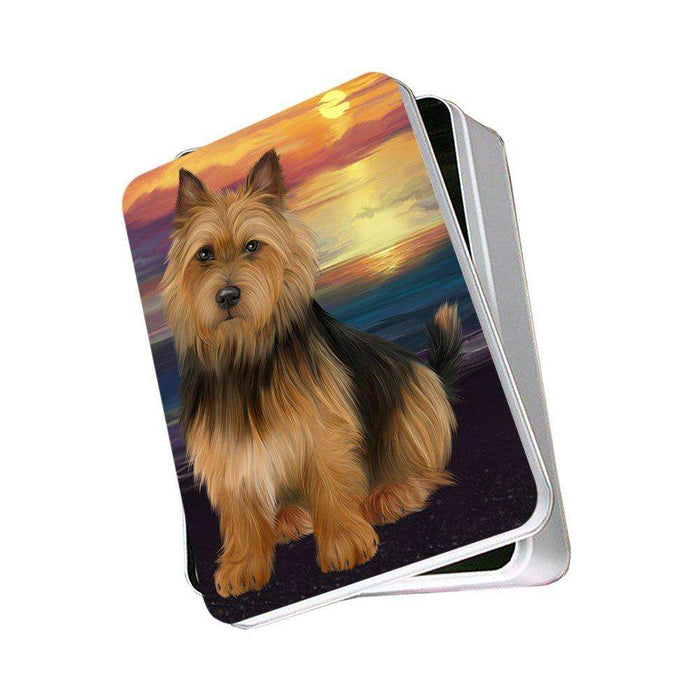 Australian Terrier Dog Photo Storage Tin PITN48474