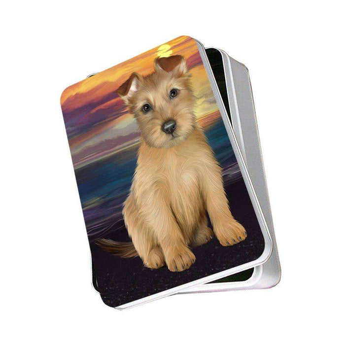 Australian Terrier Dog Photo Storage Tin PITN48476