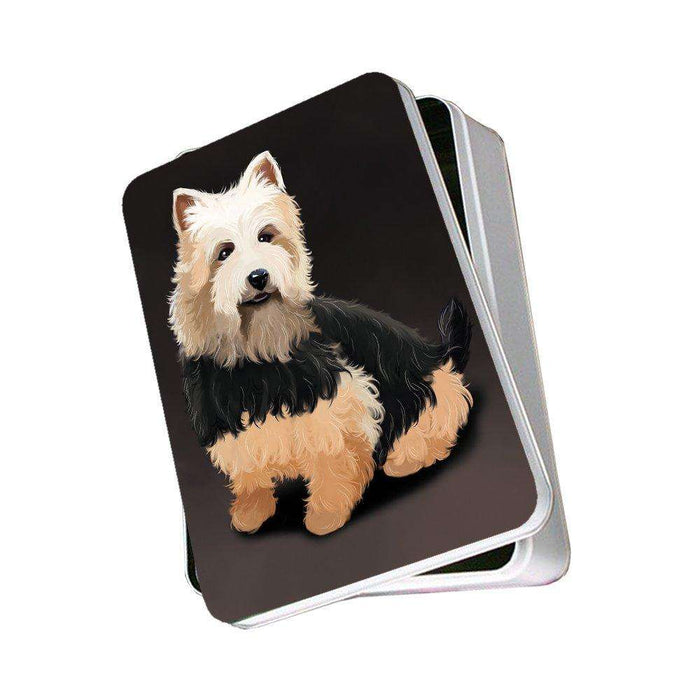 Australian Terrier Dog Photo Storage Tin