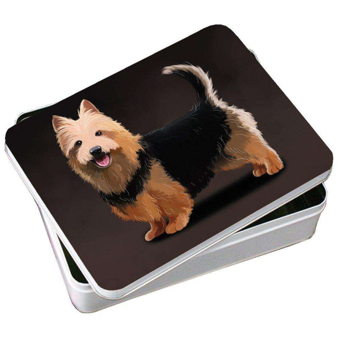 Australian Terrier Dog Photo Storage Tin