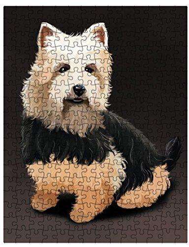 Australian Terrier Dog Puzzle with Photo Tin