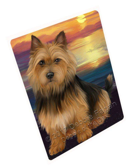 Australian Terrier Dog Tempered Cutting Board C49263