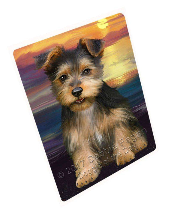 Australian Terrier Dog Tempered Cutting Board C49266