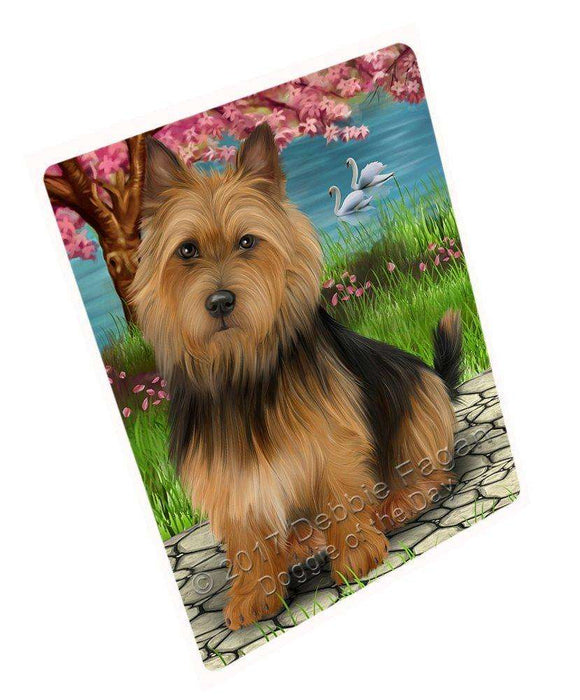 Australian Terrier Dog Tempered Cutting Board C49281