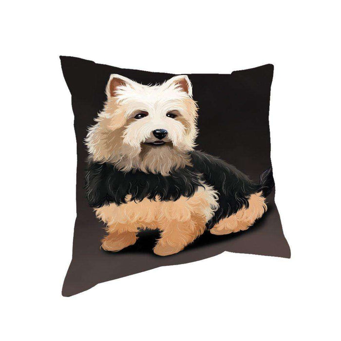 Australian Terrier Dog Throw Pillow