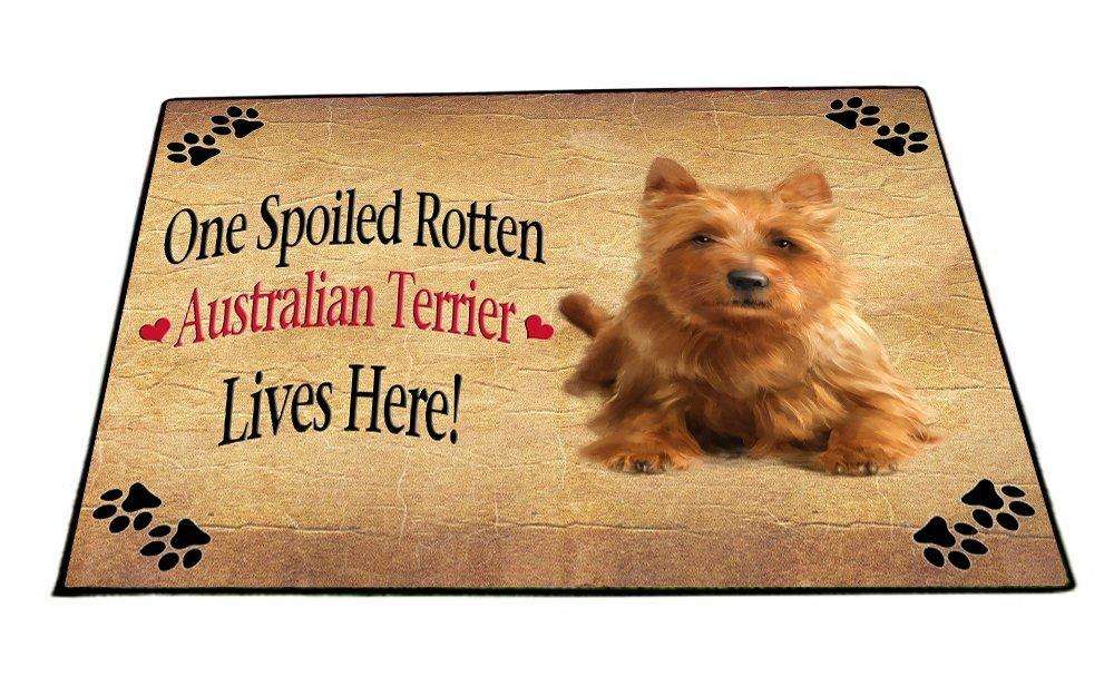 Australian Terrier Spoiled Rotten Dog Indoor/Outdoor Floormat