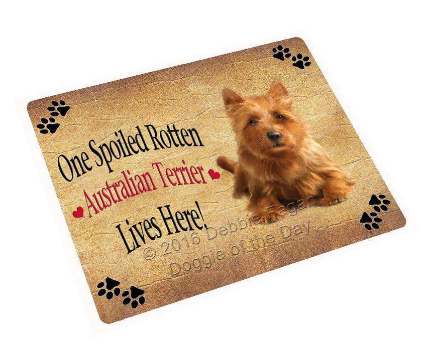 Australian Terrier Spoiled Rotten Dog Magnet