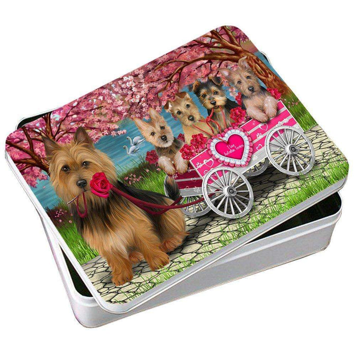 Australian Terriers Dog Photo Storage Tin PITN48138